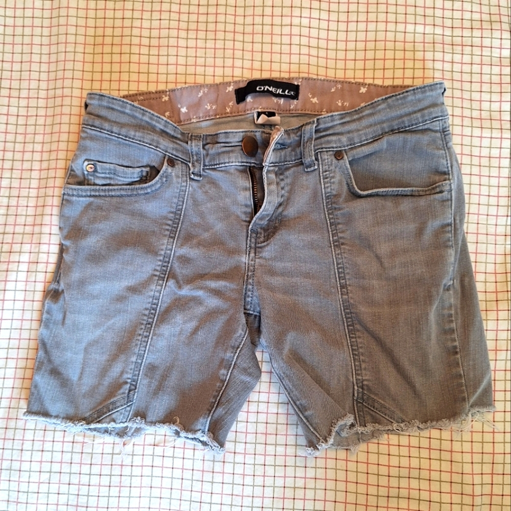 Low-rise ONeill) stretchy cut-offs